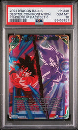 2021 DRAGON BALL SUPER DESTND. CONFRONTATION #P-340 - PSA 10