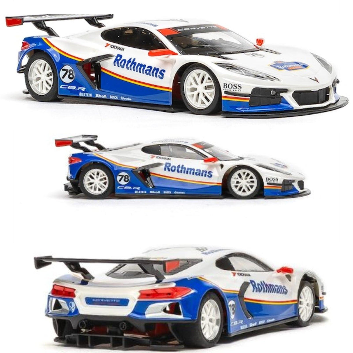 NSR Chevrolet Corvette C8R #78 Rothmans Sidewinder 1/32 Slot Car 0578SW