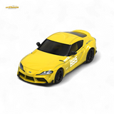OM Model Toyota Supra A90 Initial D Ghost in Yellow 1:64