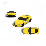 OM Model Toyota Supra A90 Initial D Ghost in Yellow 1:64