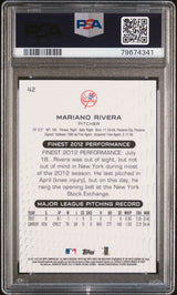 2013 FINEST MARIANO RIVERA  #42 - PSA 10