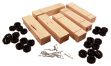 Woodland Scenics PineCar P4051 6-Pack Basic Block Kit