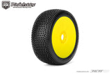 Powerhobby Block In 1/8 Buggy Mounted Tires Yellow (2) Super Soft