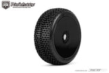Powerhobby Dirt Slinger 1/8 Buggy Mounted Tires Black Dish Wheels (2) Super Soft