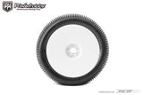 Powerhobby Block In 1/8 Truggy Mounted Tires White Dish Wheels (2) Medium Soft