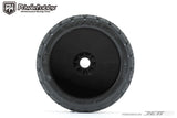 Powerhobby 1/8 Buggy Tomahawk Belted Tires Mounted 17MM Black Dish Wheels