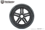 Powerhobby 1/8 Buggy Super Sonic BELTED Tires Mounted on Black Claw Rims