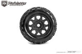 Powerhobby 1/8 MT 3.8" Defender Belted Mounted Tires w/ Removable Hex Wheels (2)