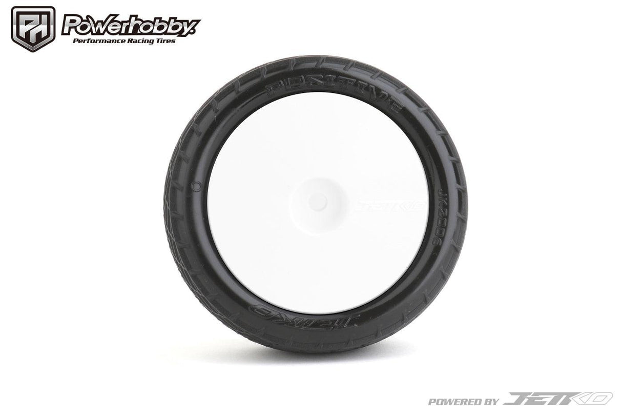 Powerhobby Positive 1/10 4WD Buggy Front Clay Tires Mounted Super Soft White