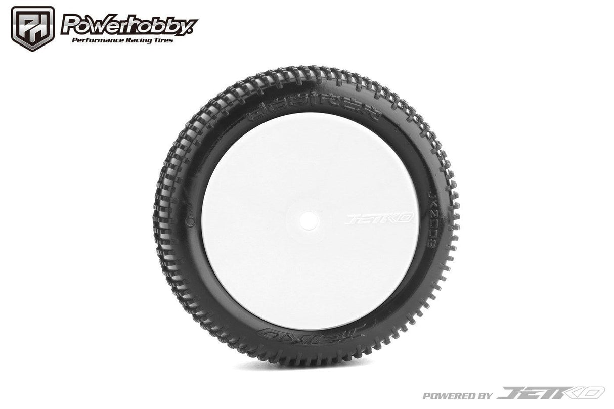 Powerhobby Desirer 1/10 2WD Front Buggy Clay Mounted Tires Medium Soft White