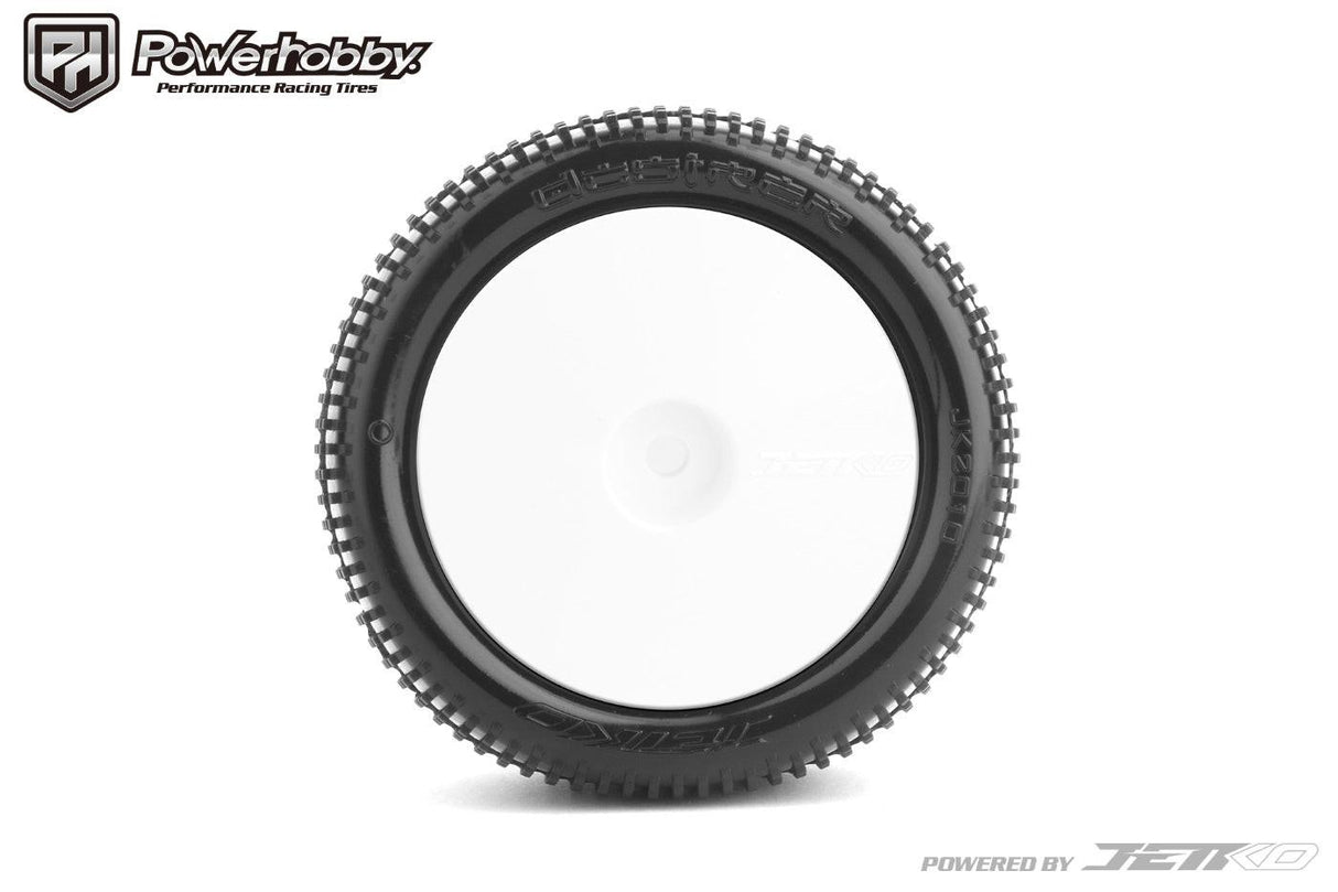 Powerhobby Desirer 1/10 Rear Buggy Clay Mounted Tires Ultra Soft 2WD / 4WD