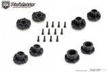Powerhobby 1/10 2.8" MT Defender Belted Mounted Tires (2) w/ Removable Hex Wheels
