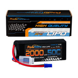 Powerhobby 3S 11.1V 2000mAh 50C Lipo Battery W EC2 Plug
