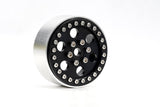 Powerhobby B5 Aluminum 1.9 Beadlock Wheels Super Positive Offset Black (4) Rock Crawler