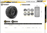 Powerhobby Tomahawk 1/5 Belted Tires RED (4) FOR Traxxas X-Maxx Arrma