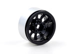 Powerhobby B7 Aluminum 1.9 Beadlock Wheels 9mm Hubs Black (4) 1/10 Rock Crawler