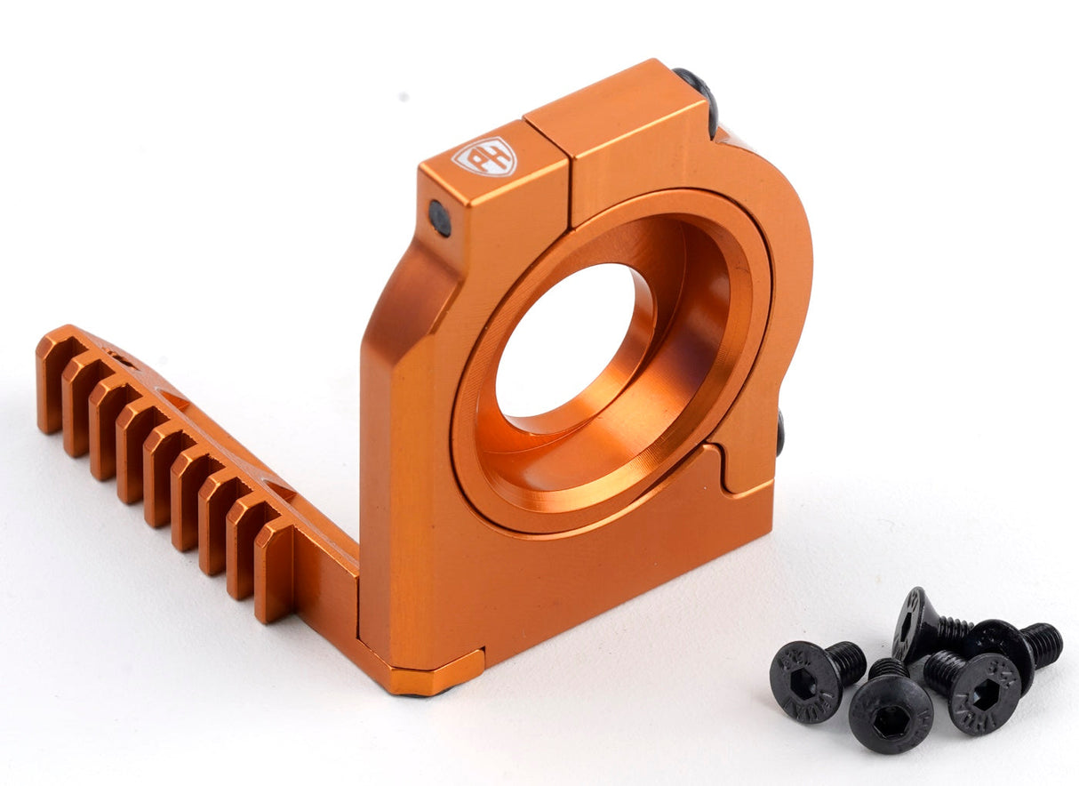 Powerhobby Aluminum Motor Heat Sink Mount Orange HPI RS4 Sport3