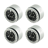 Powerhobby Aluminum 2.2" Beadlock Wheels Black (4) 1/10 Rock Crawler