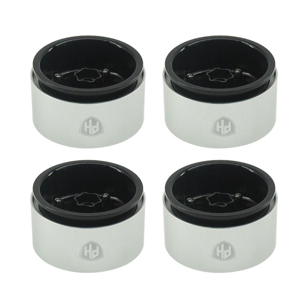 Powerhobby Aluminum 2.2" Beadlock Wheels Black (4) 1/10 Rock Crawler