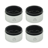Powerhobby Aluminum 2.2" Beadlock Wheels Black (4) 1/10 Rock Crawler