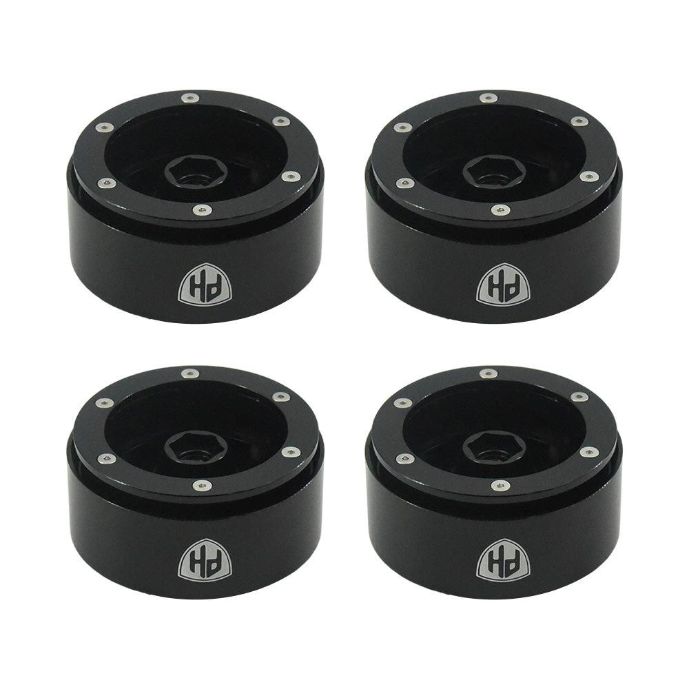 Powerhobby Aluminum 2.2" Beadlock Wheels Blue (4) 1/10 Rock Crawler
