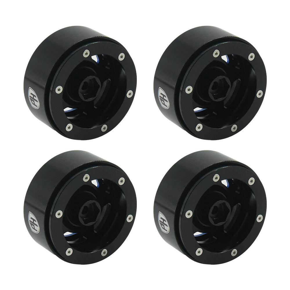 Powerhobby Aluminum 2.2" Beadlock Wheels Blue (4) 1/10 Rock Crawler