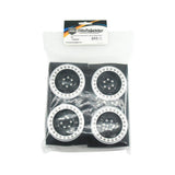 Powerhobby Aluminum 2.2" Beadlock Wheels Black Star (4) 1/10 Rock Crawler