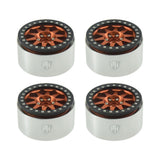 Powerhobby Aluminum 2.2" Beadlock Wheels Orange (4) 1/10 Rock Crawler