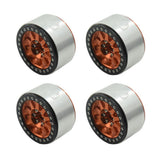 Powerhobby Aluminum 2.2" Beadlock Wheels Orange (4) 1/10 Rock Crawler