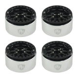 Powerhobby Aluminum 2.2" Beadlock Wheels Black (4) 1/10 Rock Crawler