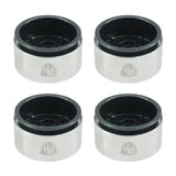 Powerhobby Aluminum 2.2" Beadlock Wheels Grey (4) 1/10 Rock Crawler