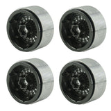 Powerhobby 1.9" 10MM Offset Aluminum Wheels Titanium (4) 1/10 Crawler