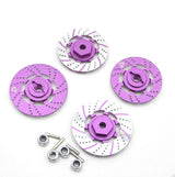 Powerhobby Aluminum Brake Disc Wheel Hubs Purple MST RMX 2.5