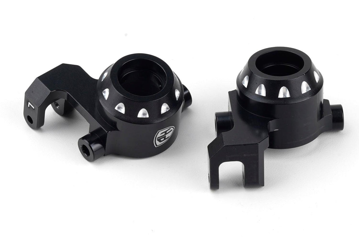 Powerhobby Aluminum Steering Blocks Black FOR Traxxas Slash / Maxx Slash