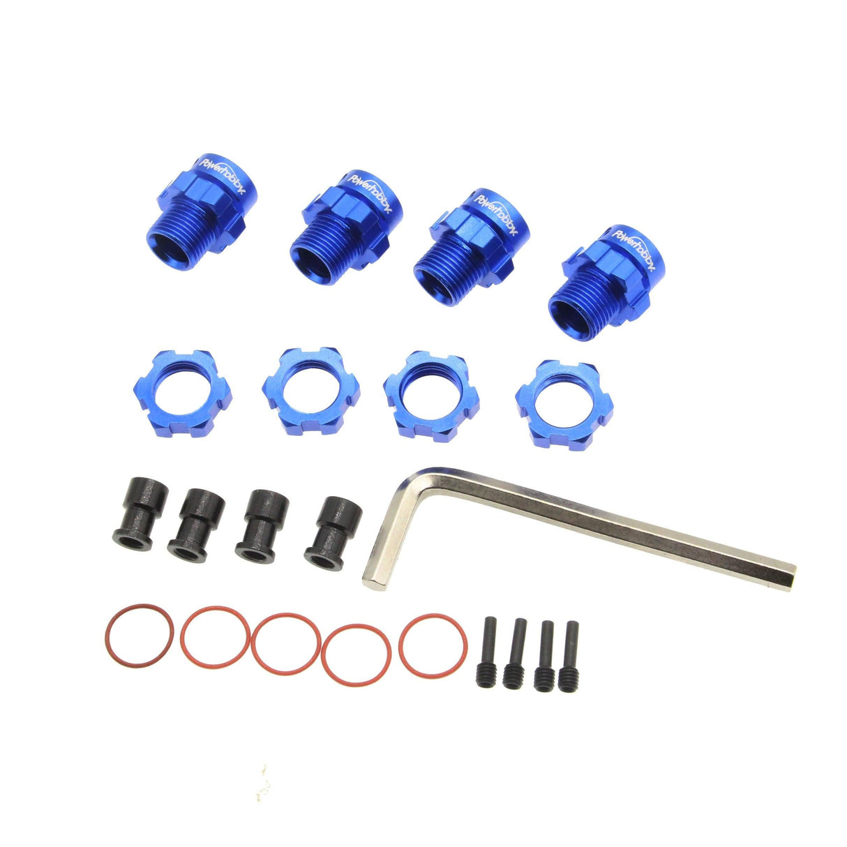 Powerhobby 17mm Aluminum Wheel Hex FOR Traxxas XO-1 E-Revo E-Maxx T-Maxx Summit