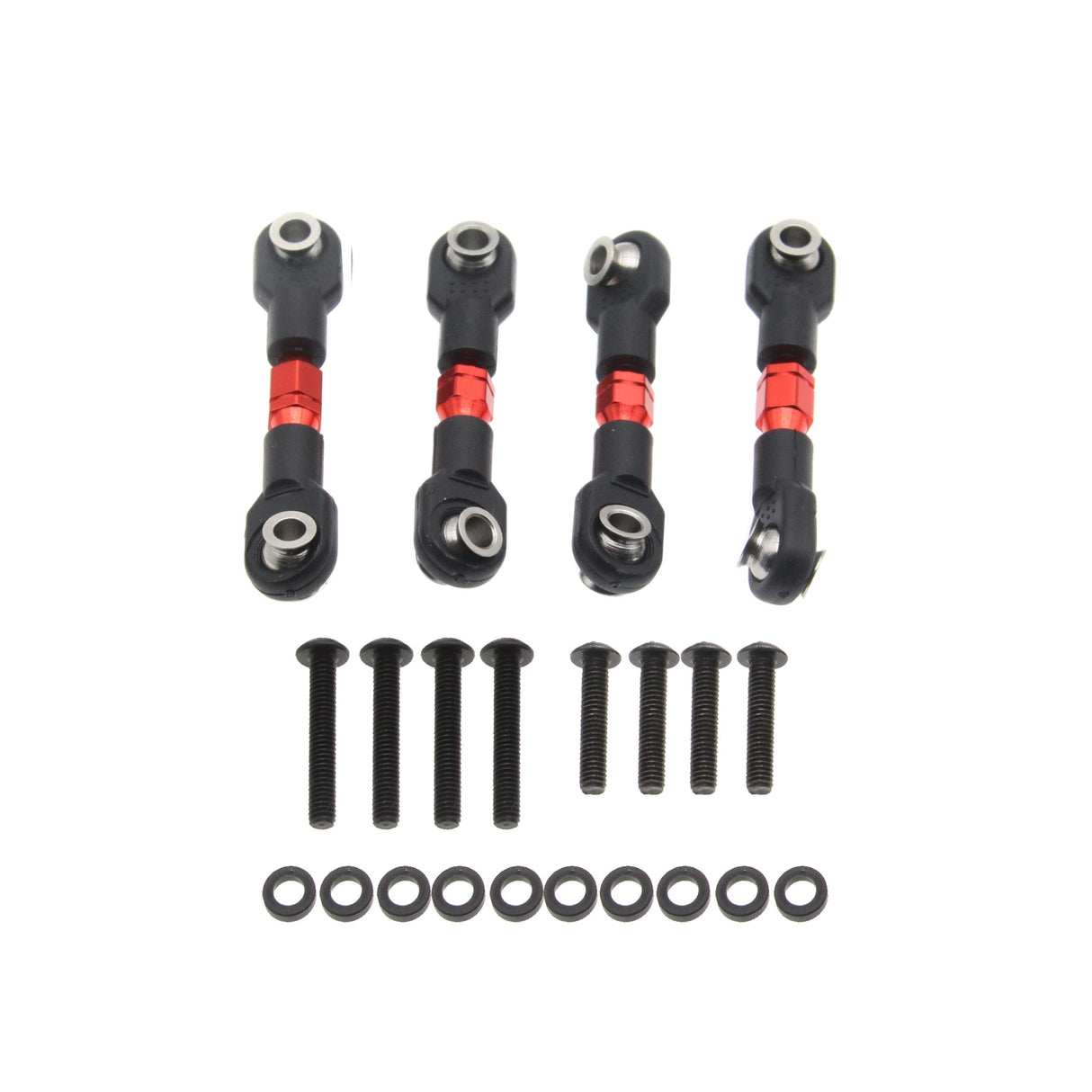 Powerhobby 7075 Aluminum Rod Red FOR Traxxas 4-Tec Drift