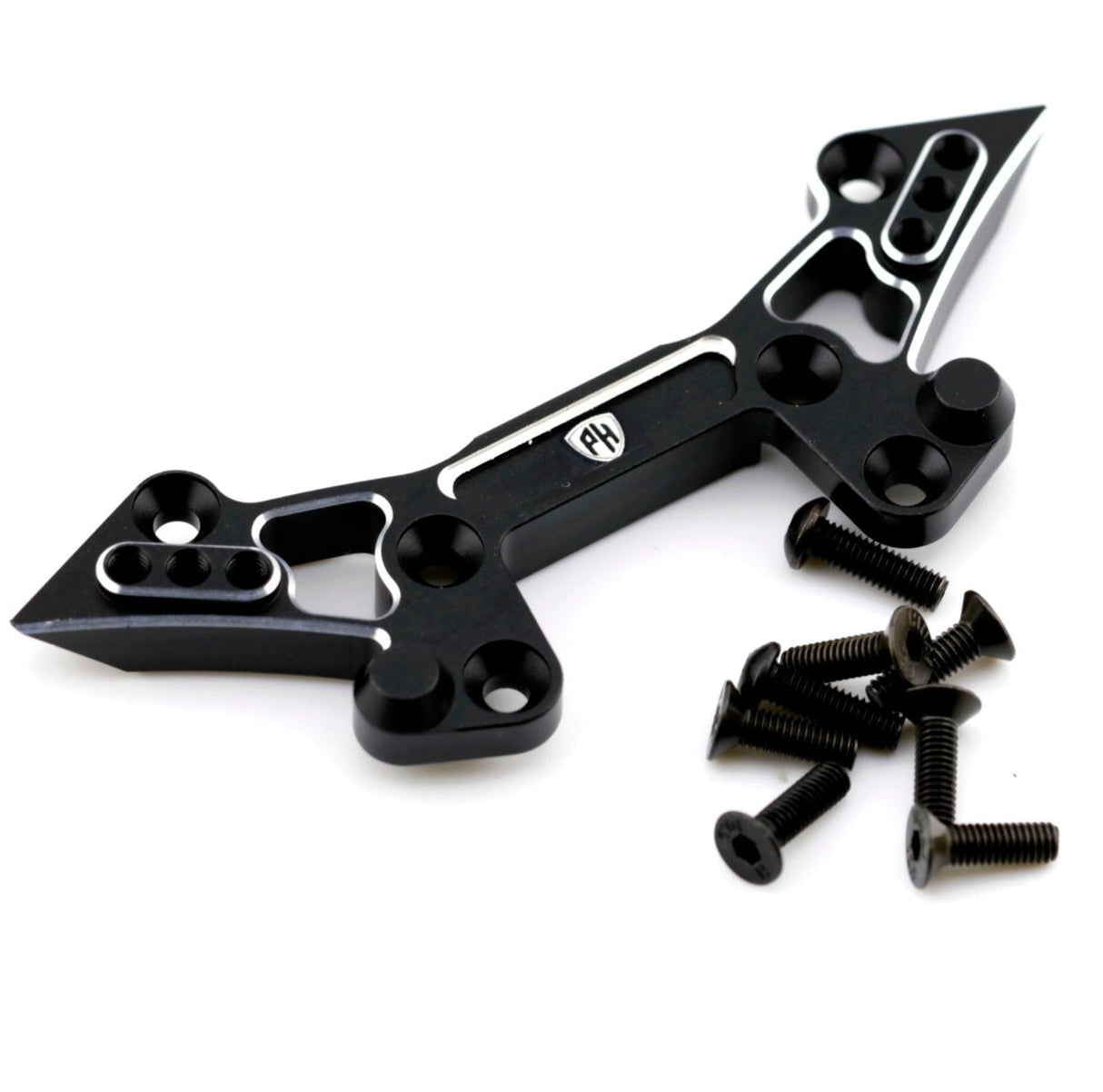 Powerhobby Aluminum Rear Shock Tower Black Kyosho 1/10 Fazer Mk2