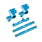 Powerhobby 7075 Aluminum Steering / Bellcrank Set Blue FOR Traxxas Mini Maxx