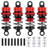 Powerhobby Aluminum 50MM Shocks Red (4) 1/10 Touring Car