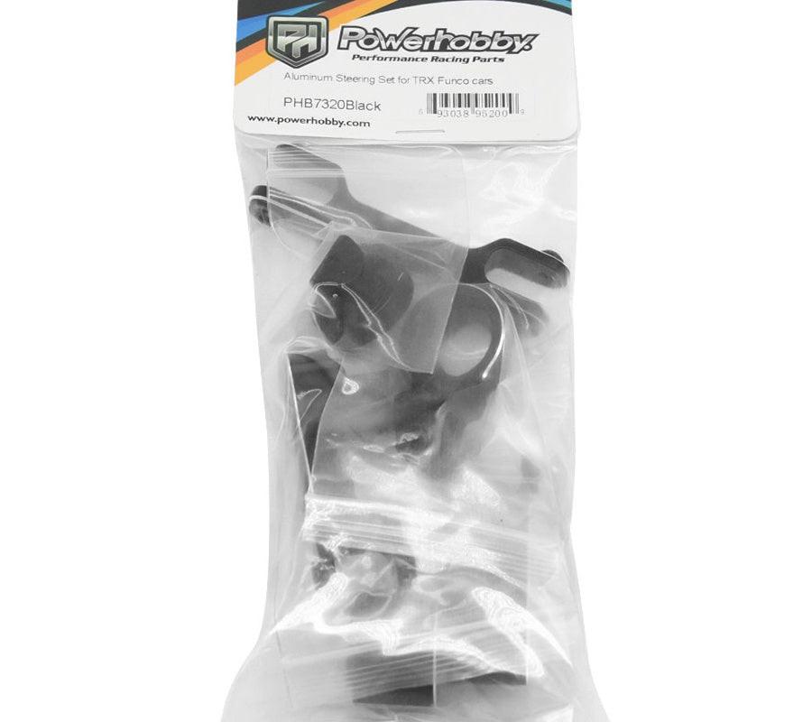 Powerhobby 7075 Aluminum Steering Belcrank Black For Traxxas Funco Sand Car
