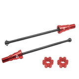 Powerhobby Metal Shaft Set +8mm RED For Traxxas Funco