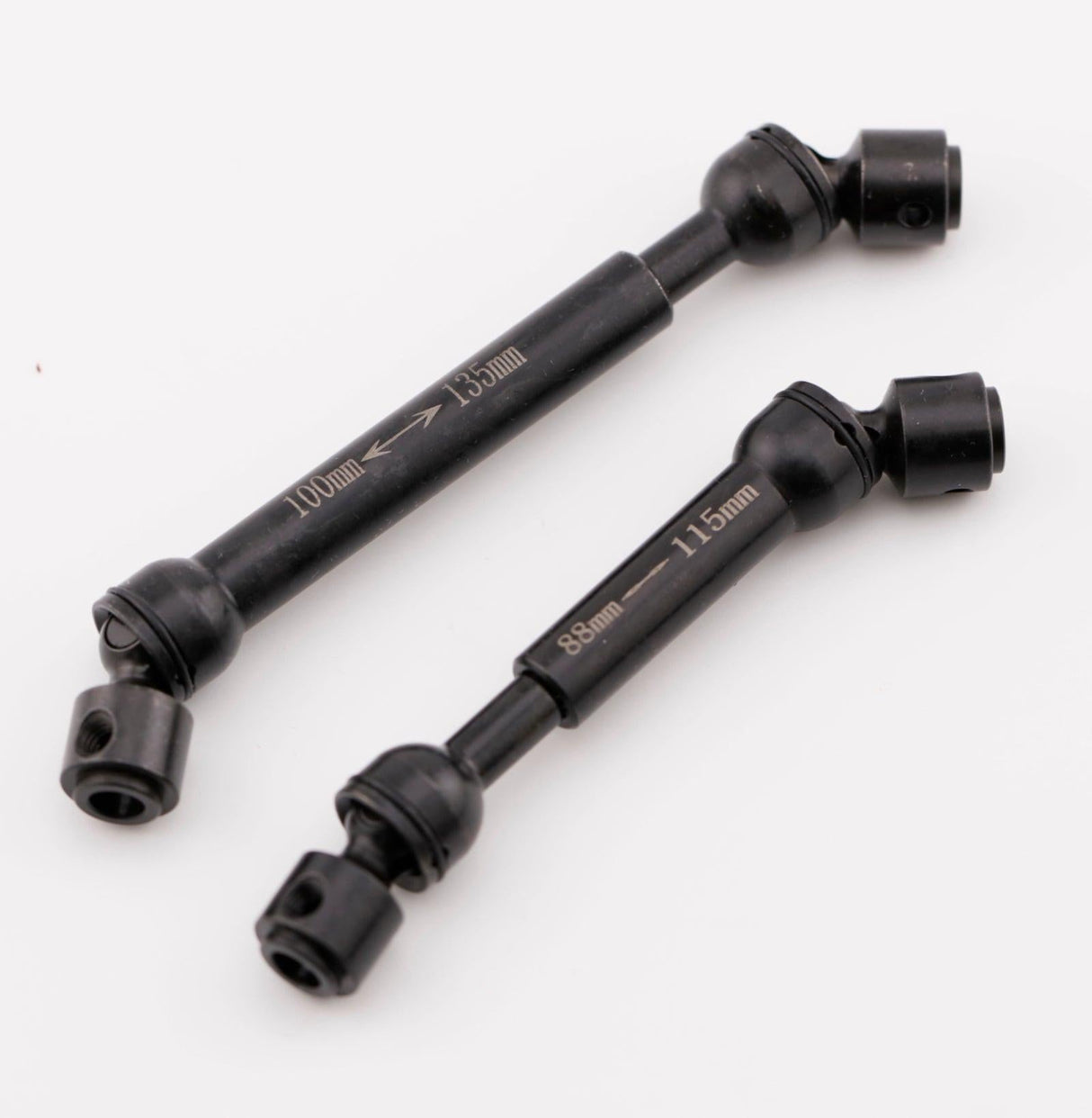 Powerhobby Hardend Steel Drive Shafts / CVD (2) Redcat Asent Fusion 1/10