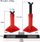 Powerhobby RC Car Jack Stand RED for 1/8 1/10 Scale Rock Crawler