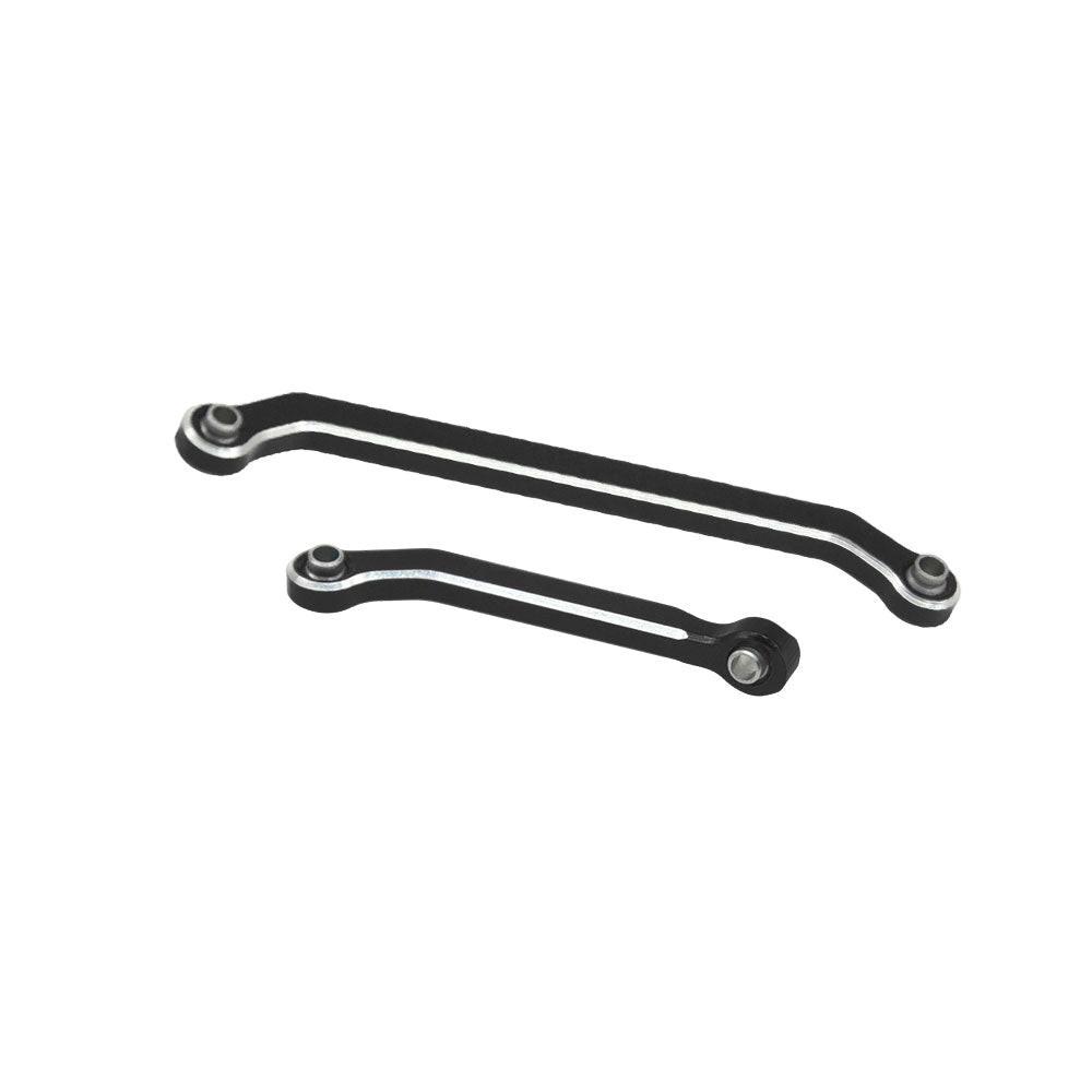 Powerhobby Aluminum Chassis Links + Steering Links Black Axial SCX30