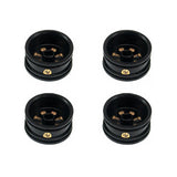 Powerhobby Brass Wheels 0.7" Black (4) Axial SCX30