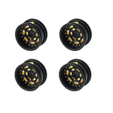 Powerhobby Brass Wheels 0.7" Offset  3.6mm Black (4) Axial SCX30