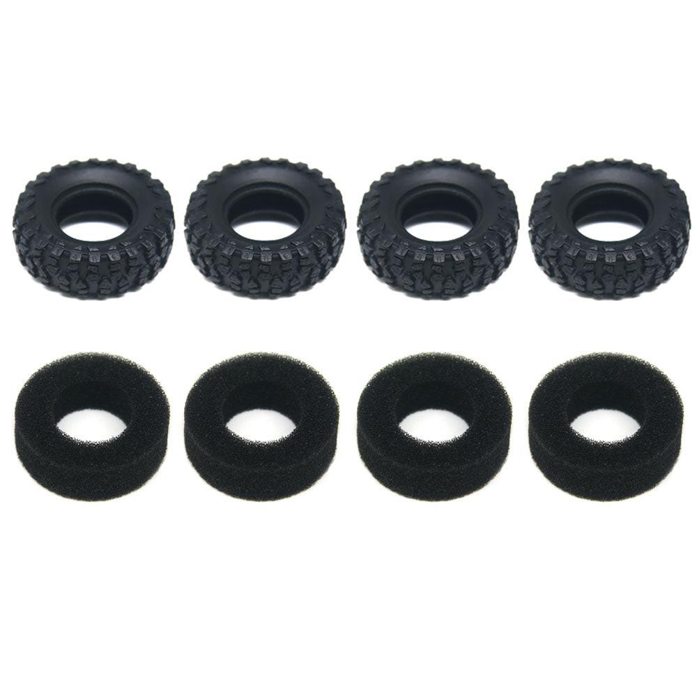 Powerhobby 0.7‘’ Tires with Foam (4) Axial SCX30