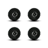 Powerhobby Axial SCX30 Aluminum Beadlock Tires (39mm) / Wheels (4) Black