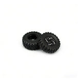 Powerhobby Axial SCX30 Aluminum Beadlock Tires (39mm) / Wheels (4) Black