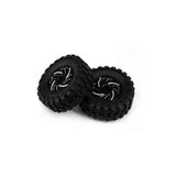Powerhobby Axial SCX30 Aluminum Beadlock Tires (39mm) / Wheels (4) Black